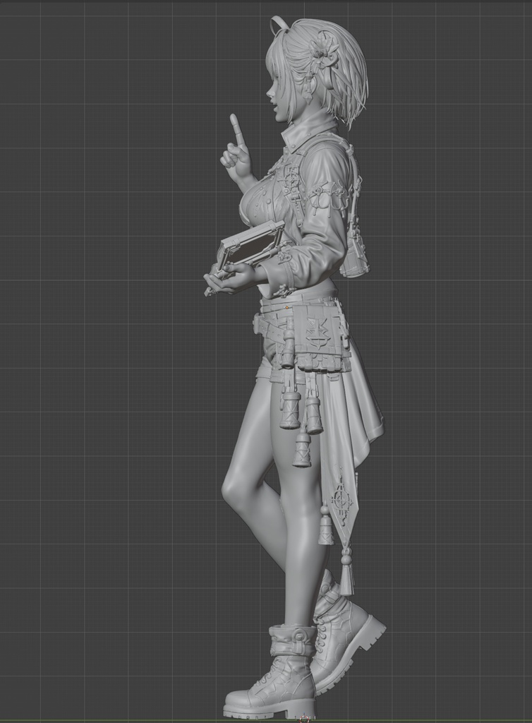 THE CURIOUS SCHOLAR|女性学者 1/6スケール 3Dプリント用STL