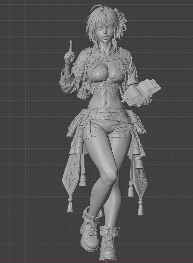 THE CURIOUS SCHOLAR|女性学者 1/6スケール 3Dプリント用STL