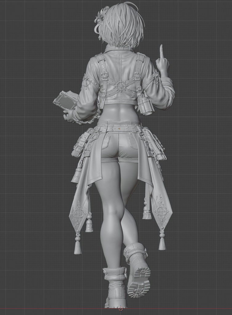 THE CURIOUS SCHOLAR|女性学者 1/6スケール 3Dプリント用STL
