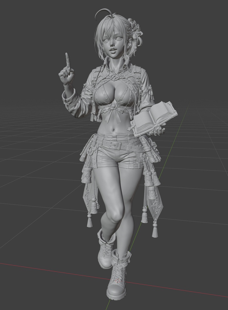 THE CURIOUS SCHOLAR|女性学者 1/6スケール 3Dプリント用STL
