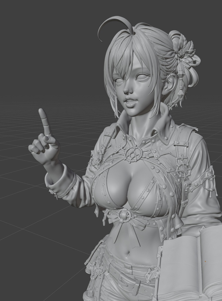 THE CURIOUS SCHOLAR|女性学者 1/6スケール 3Dプリント用STL