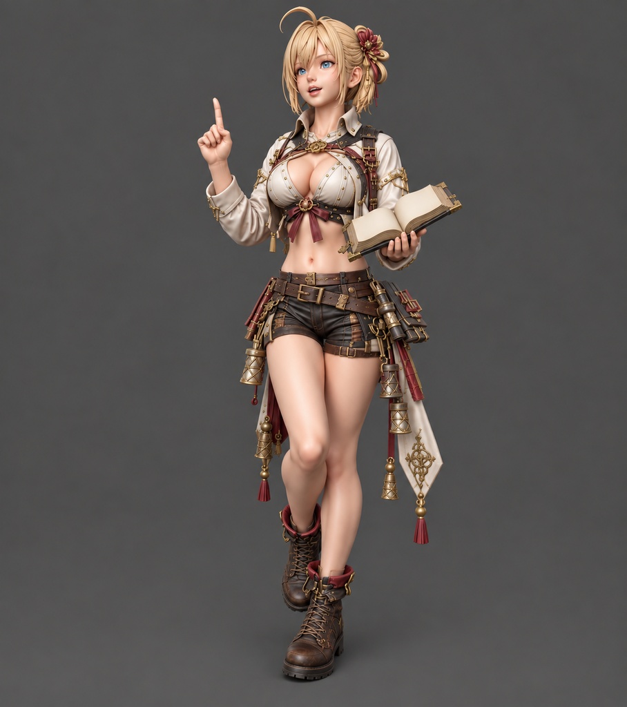 THE CURIOUS SCHOLAR|女性学者 1/6スケール 3Dプリント用STL