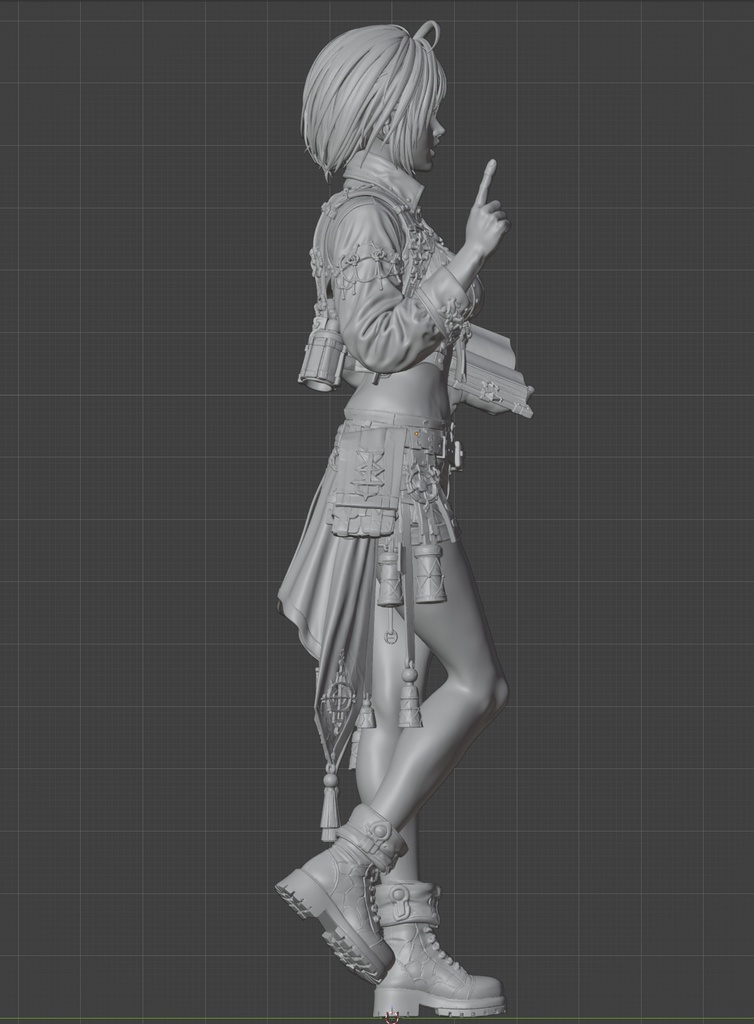 THE CURIOUS SCHOLAR|女性学者 1/6スケール 3Dプリント用STL