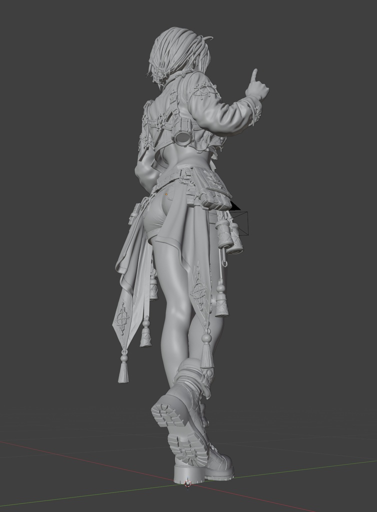 THE CURIOUS SCHOLAR|女性学者 1/6スケール 3Dプリント用STL