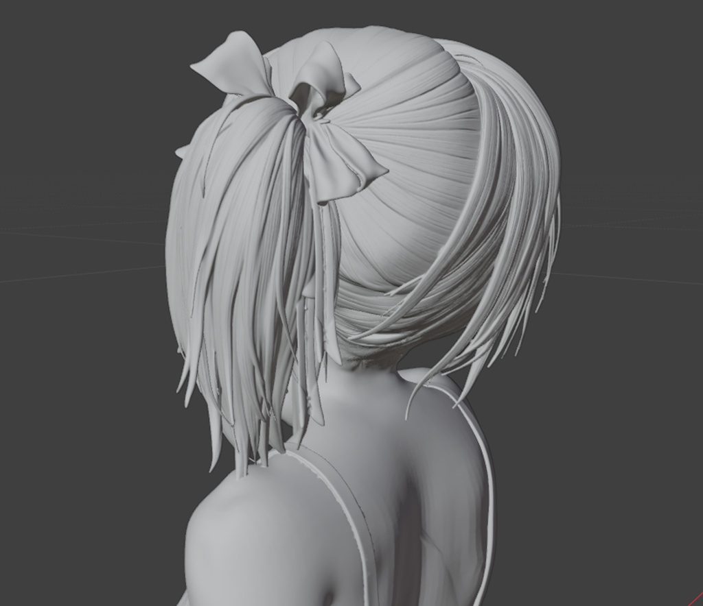【3Dプリント用STL】アイドルキーホルダーガール|1/6スケール