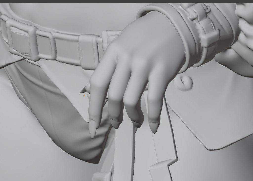 サイバーパンク地下アイドルガール ― 3Dプリント用フィギュア -yberpunk Underground Idol Girl – 3D Printable Figure-