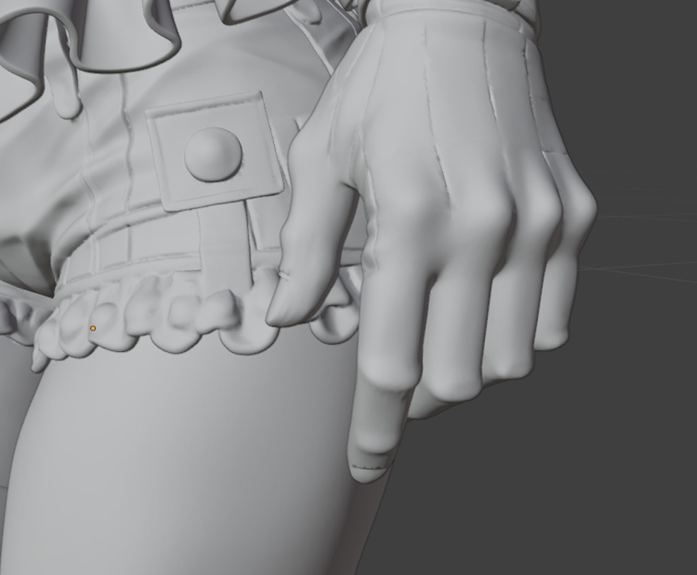 スチームパンクガール - Steampunk Girl 3D Printable Figure -