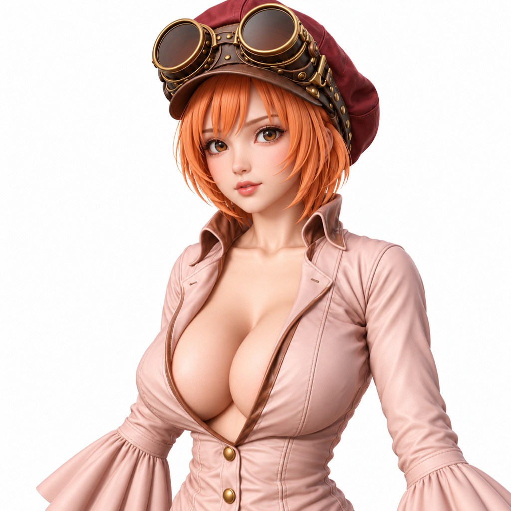 スチームパンクガール - Steampunk Girl 3D Printable Figure - 