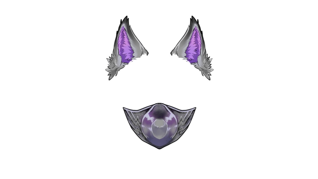 狼男の着せ替えイラスト素材、ハロウィン背景素材