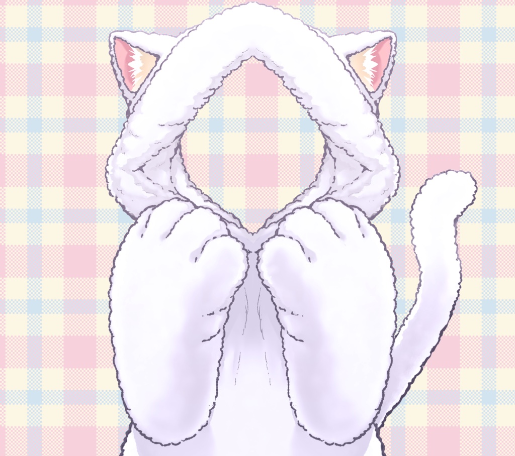 もこもこ猫パーカー商用利用可×8種!限定無料配布終了