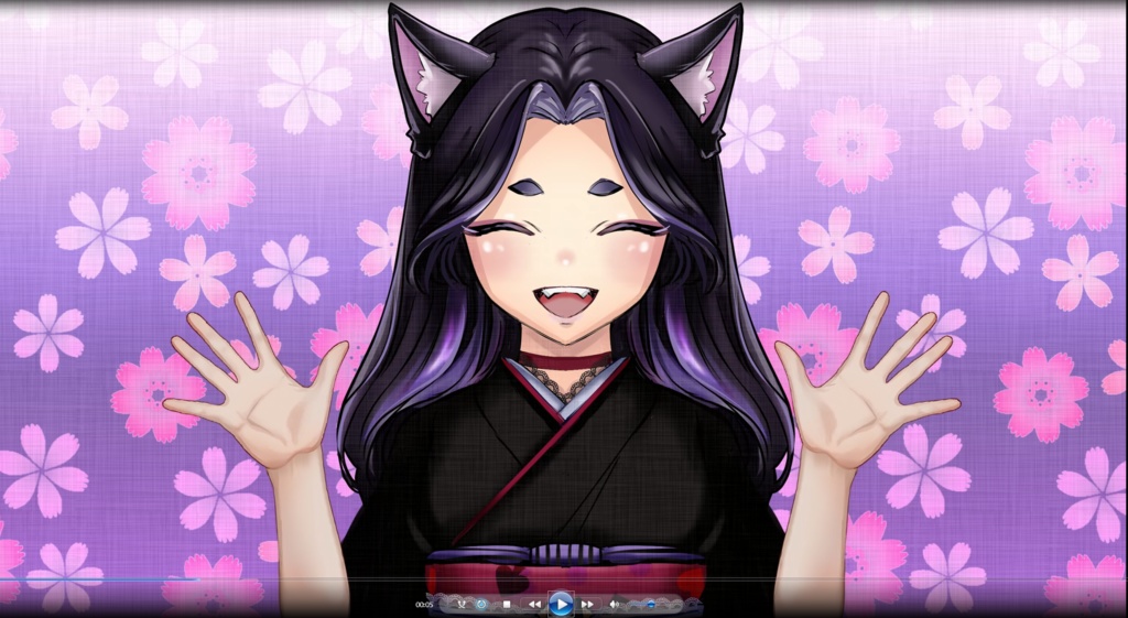 動く!「ばいばい」できる手の素材(グリーンバックMP4) Vtuberさん向け