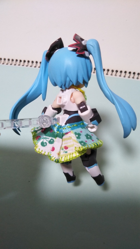 デスクトップアーミー用、ミニスカートワンピ、緑