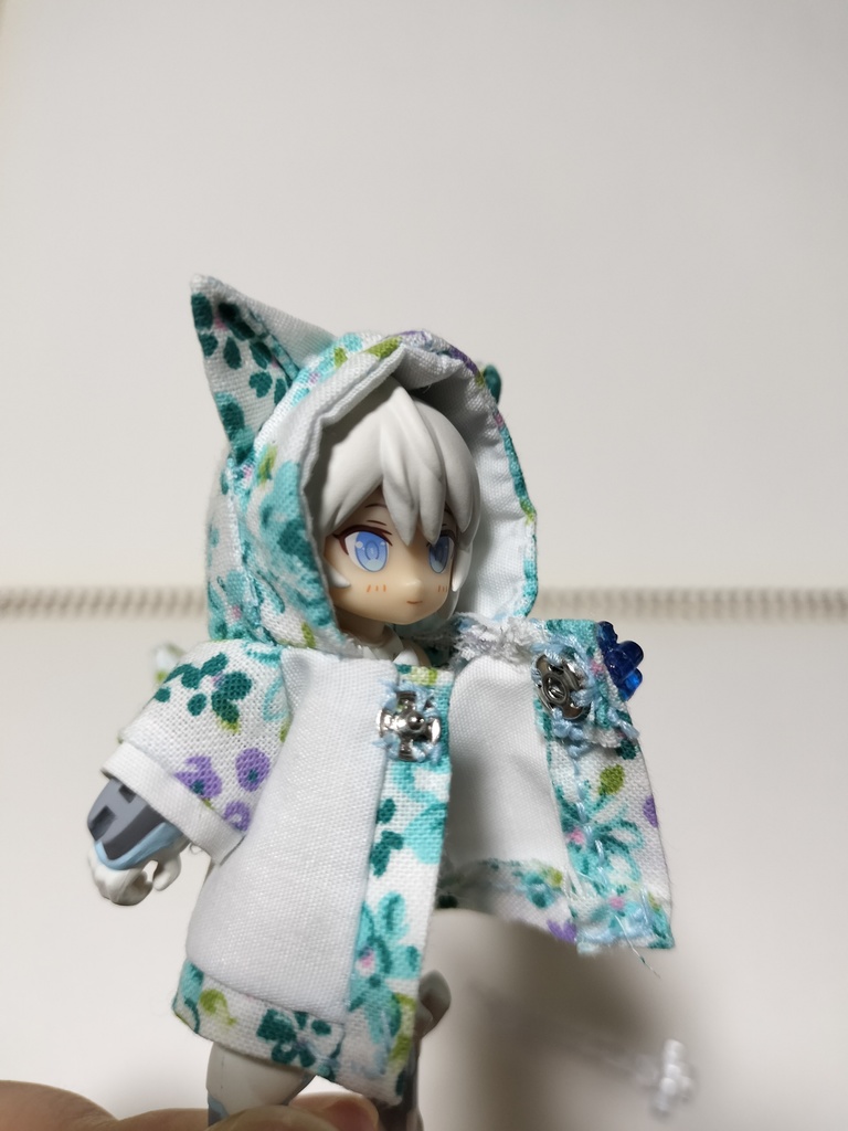 DTA用、ぬこパーカー(青花)