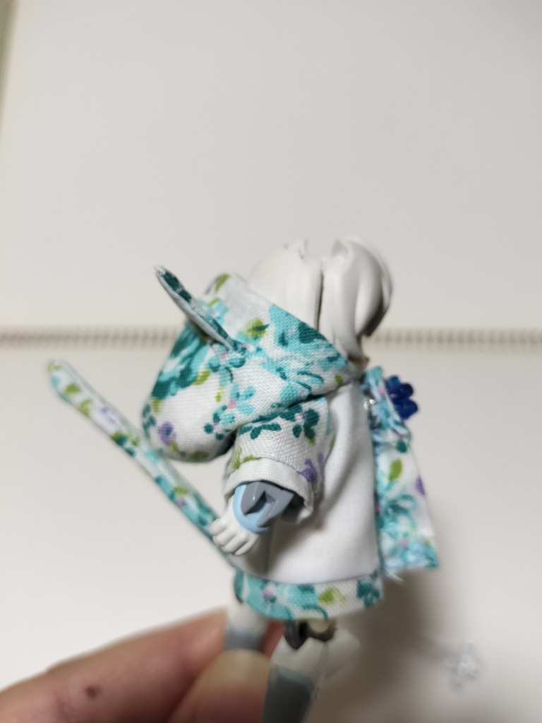 DTA用、ぬこパーカー(青花)