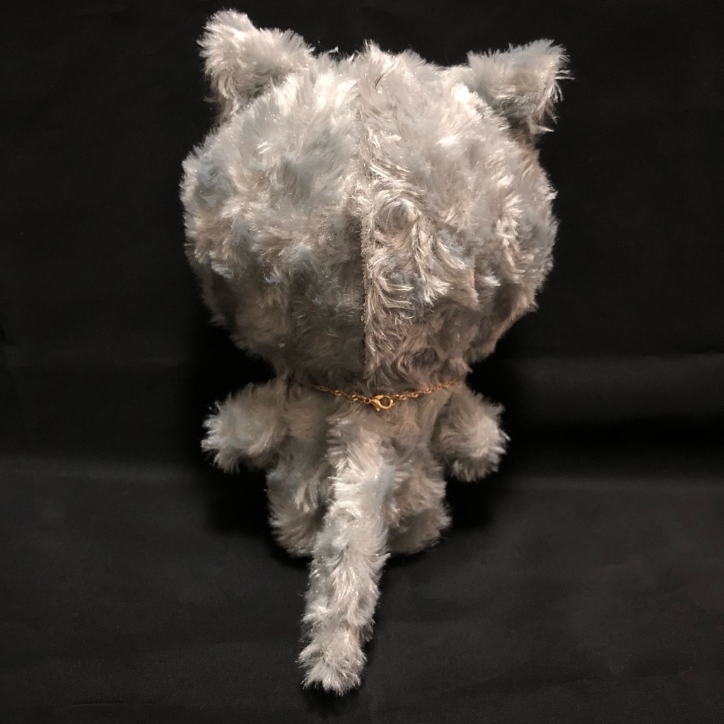 灰色オオカミ|ぬいぐるみ服|15-17cm用|着ぐるみ|ハンドメイド|カールファー