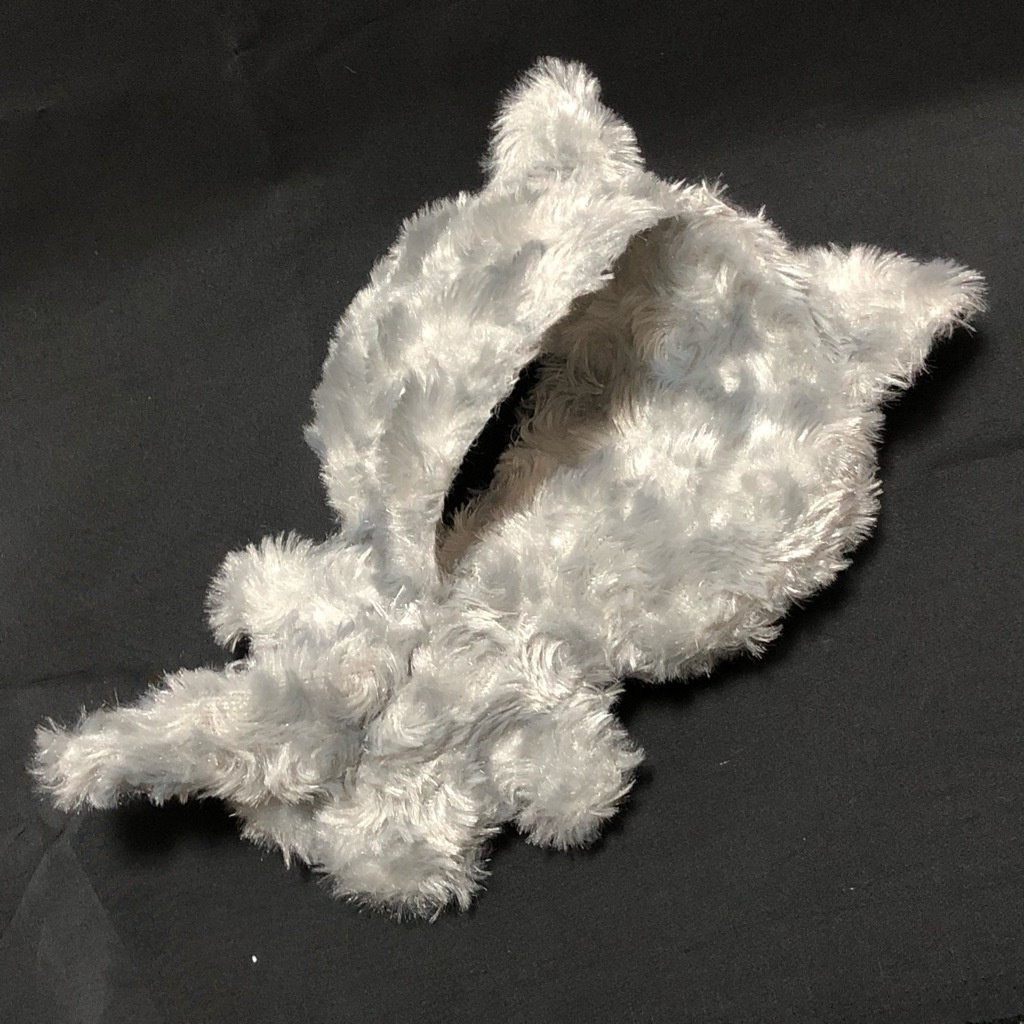 灰色オオカミ|ぬいぐるみ服|15-17cm用|着ぐるみ|ハンドメイド|カールファー