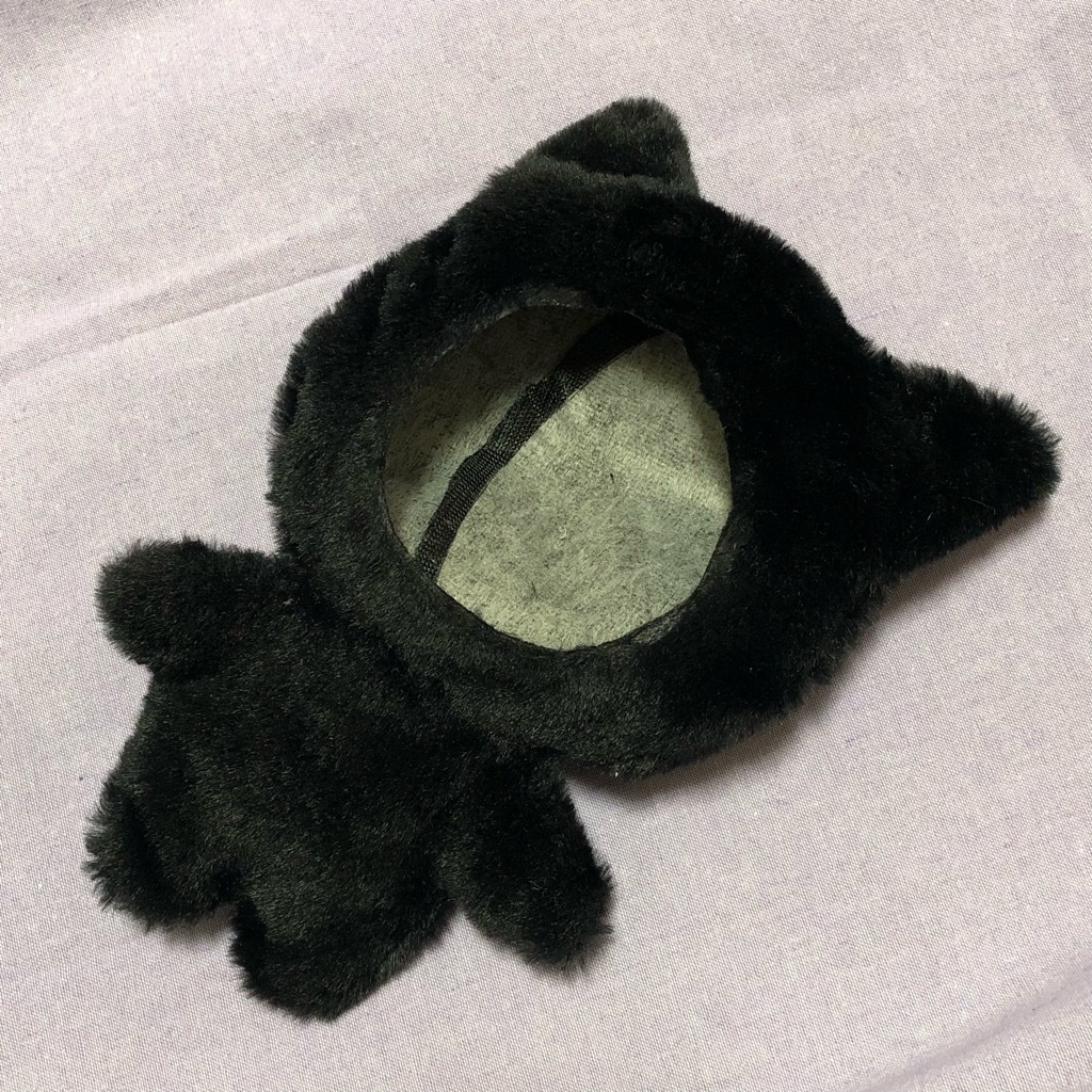 黒猫|ぬいぐるみ服|15-17cm用|着ぐるみ|ハンドメイド|あんスタ|新衣装