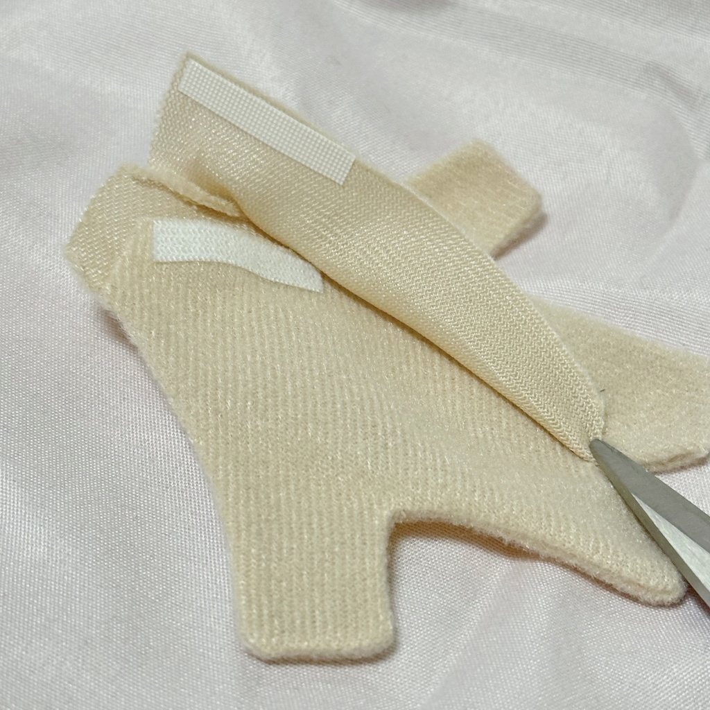 ぬいぐるみ服|下地|全身タイツ|セットアップ|プライズぬいぐるみ|16-17cm|面ファスナー付き|背中から着脱可能