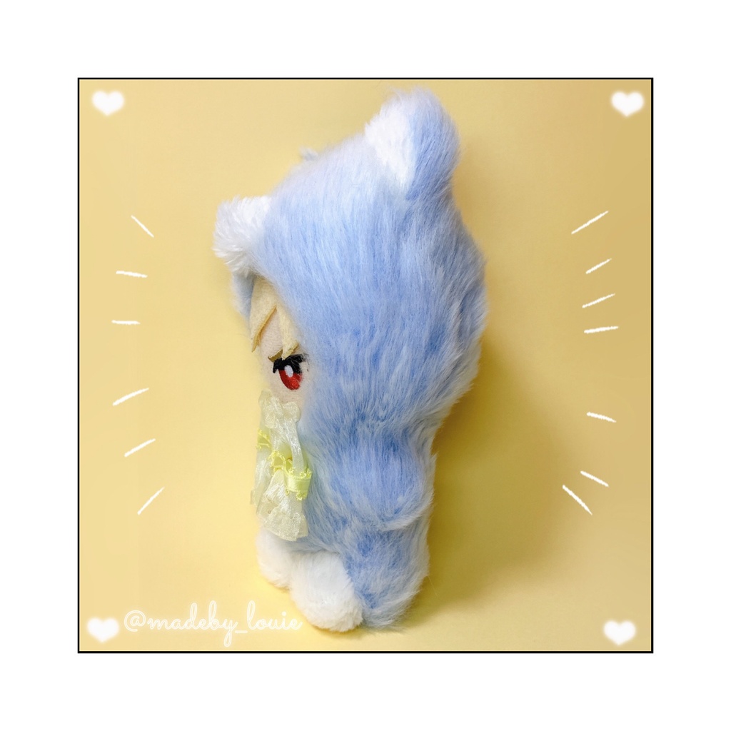 おすわりくまさん🐻みずいろバイカラー🍋