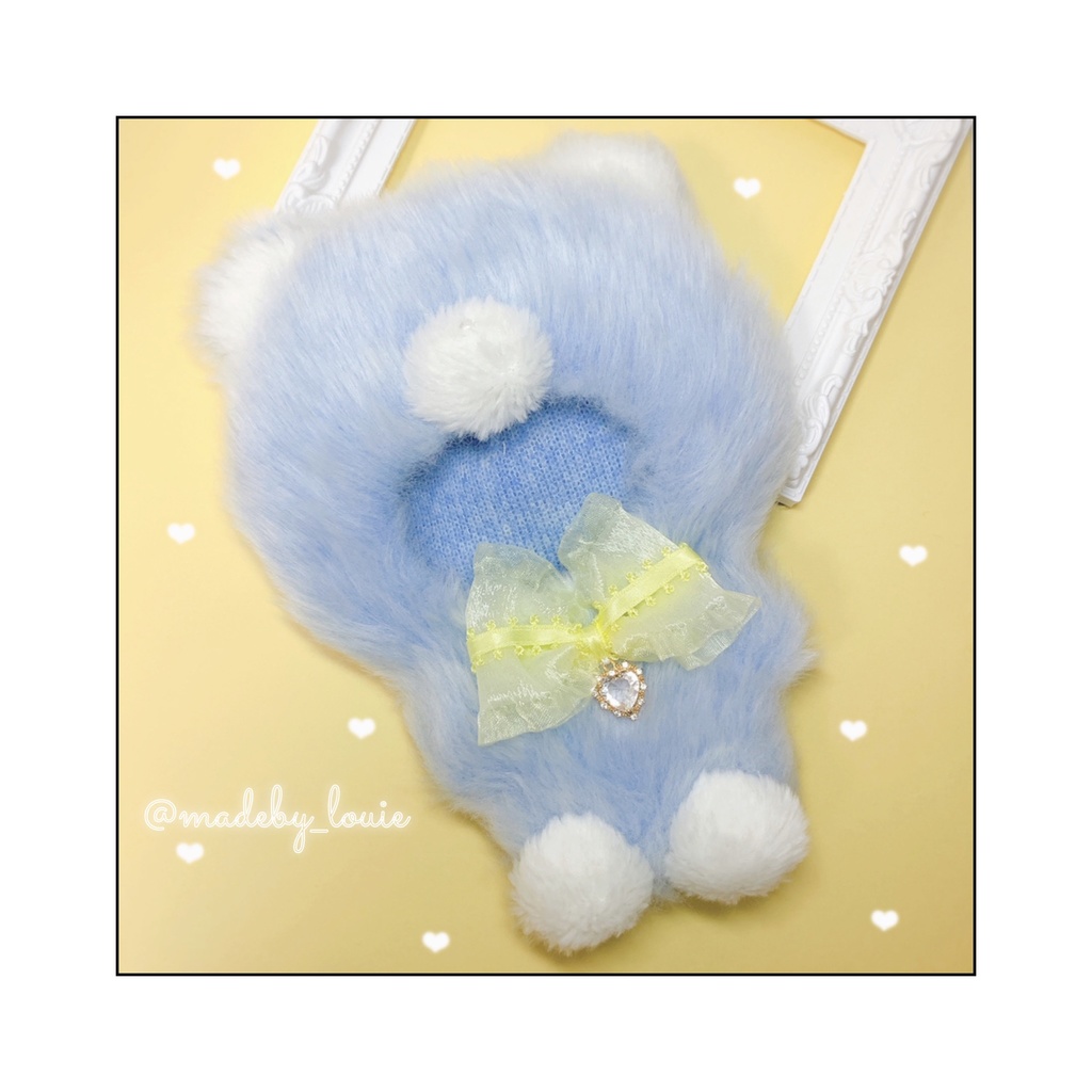 おすわりくまさん🐻みずいろバイカラー🍋