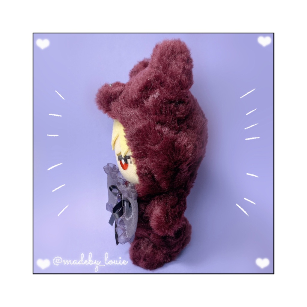 おすわりくまさん🐻ボルドーワンカラー🍇
