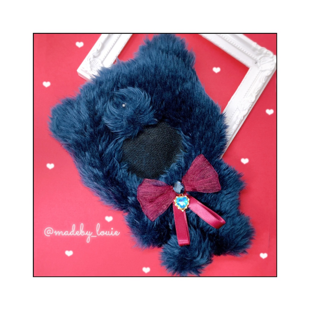 おすわりくまさん🐻ネイビーワンカラー❤️