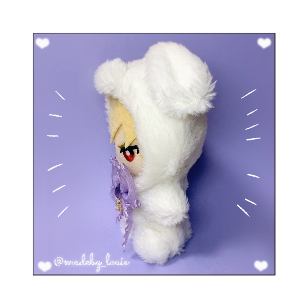 おすわりわんちゃん🐾ホワイトワンカラー💟