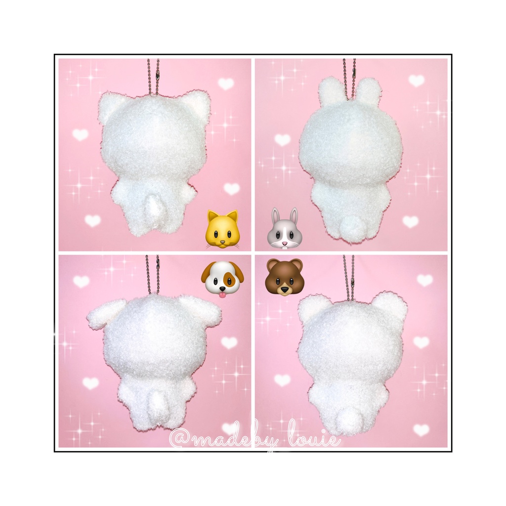 NEW🌟11cmちびぐるみサイズ🐻🐰🐶🐱