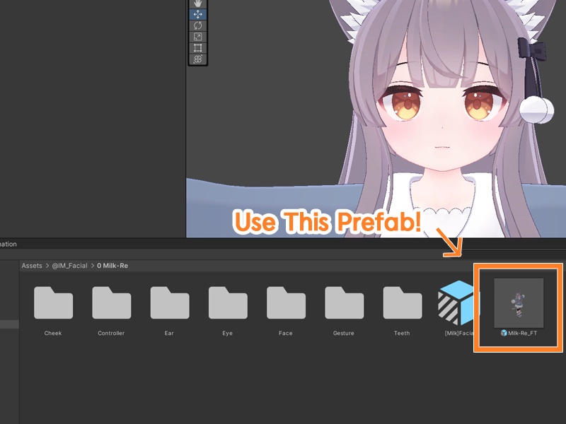 ミルク-Re(Milk-Re) Facial Tracking