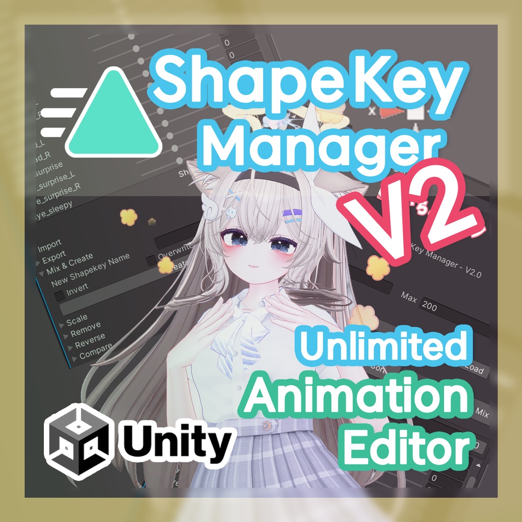 ShapeKey Manager V2 for Unity