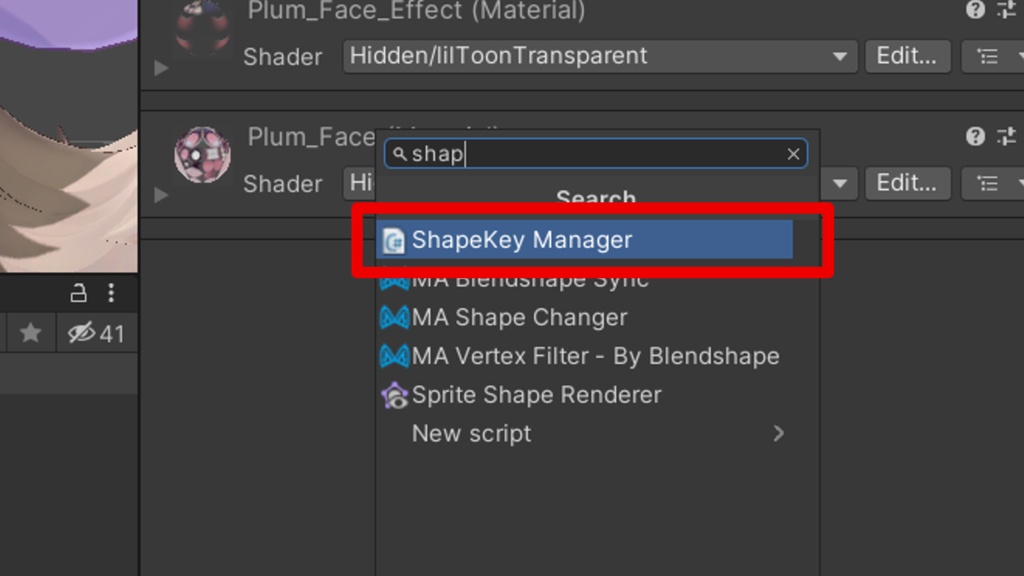 ShapeKey Manager V2 for Unity