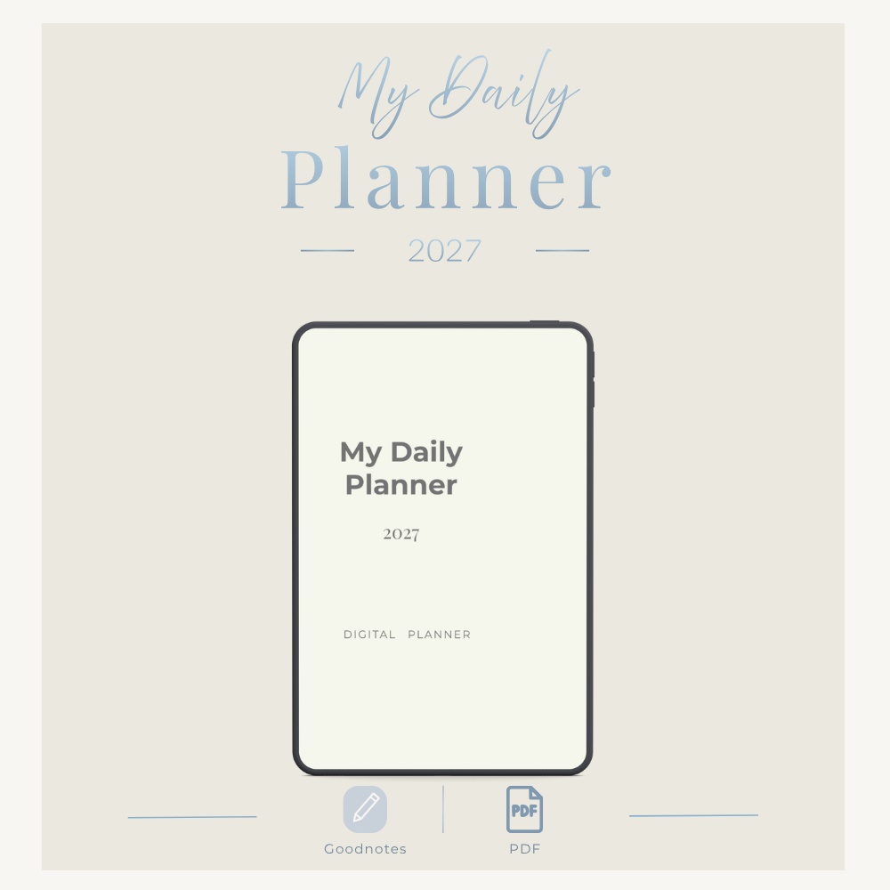 MY Daily Planner 2027　デジタルプランナー