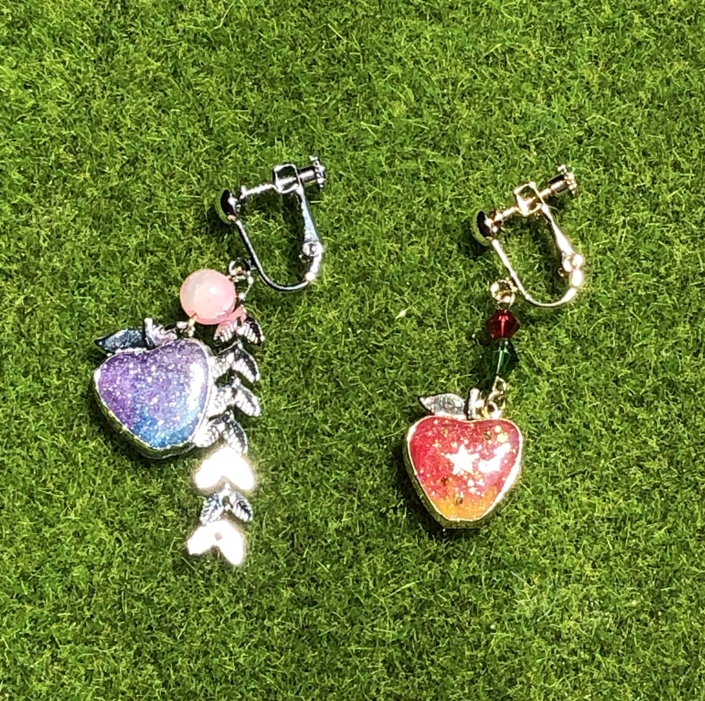 wりんごちゃん　イヤリング