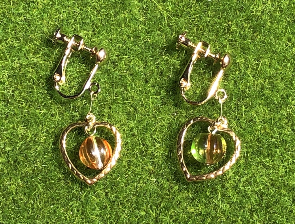 鬼灯型　イヤリング