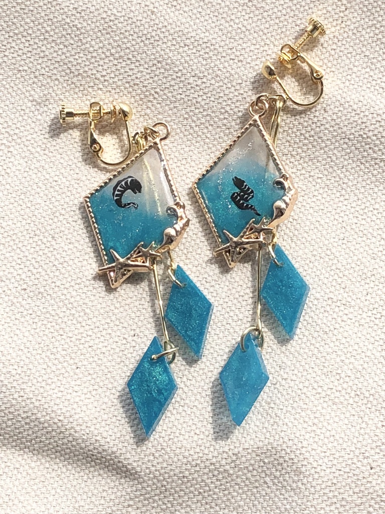 双魚🌊イメージイヤリング　2