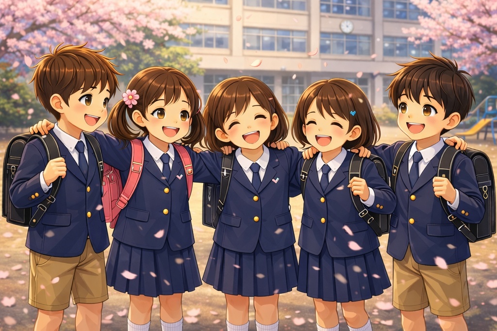 【入学ソング】きょうからぼくたち!わたしたち!ピカピカのいちねんせい!🌸