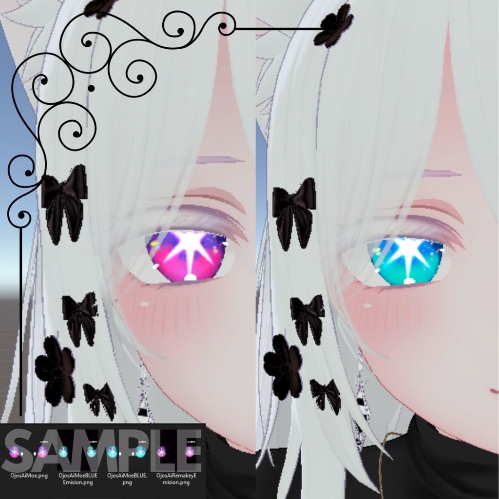 【MOE】Idol Eyes Texture / アイドルの目のテクスチャ