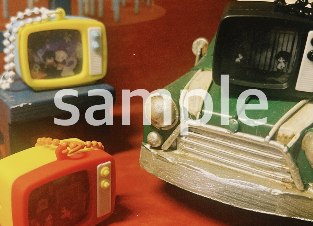 ◼️テレビ型キーホルダー/夜十