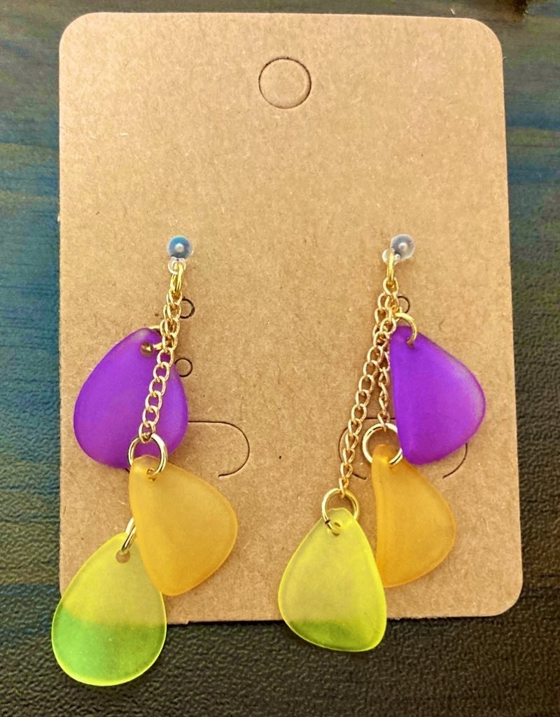 花びらビーズのピアス ピアス イヤリング ひよこていこく Booth