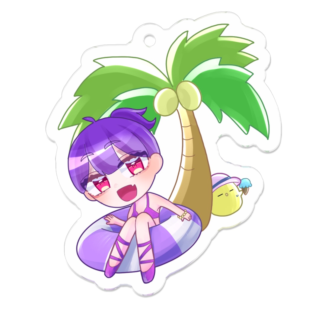 【ひよこていおう】夏仕様アクキー2021