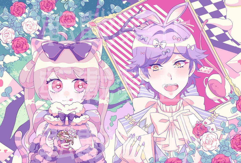 【ポストカード】お菓子なパーティ