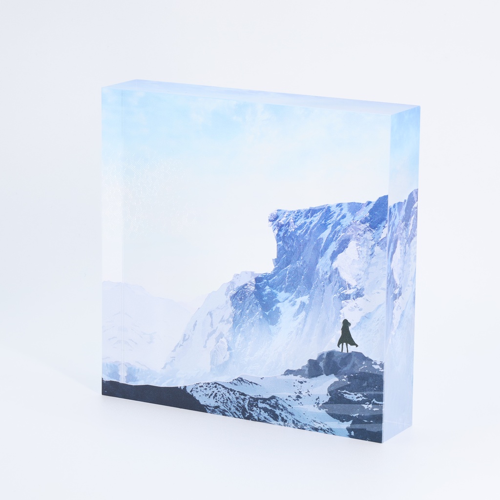  acrylic block_ glacier