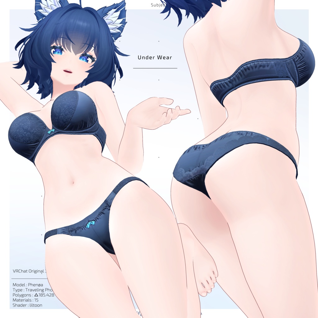 オリジナル3Dモデル【Phenøa/フェノア】Ver.1.0