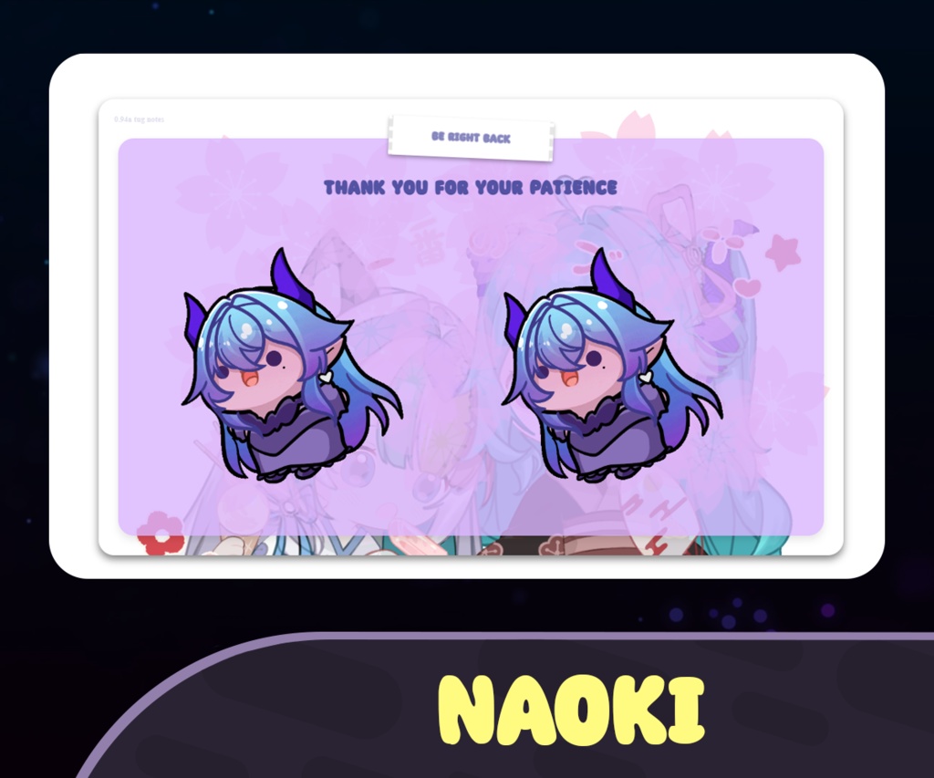 CUSTOMISABLE stream notes | BRB notes rotator | Twitch, Streamlabs, OBS | Streaming assets