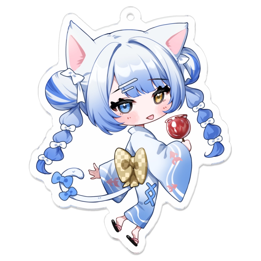 白衣ルナ(アクリルキーホルダー)