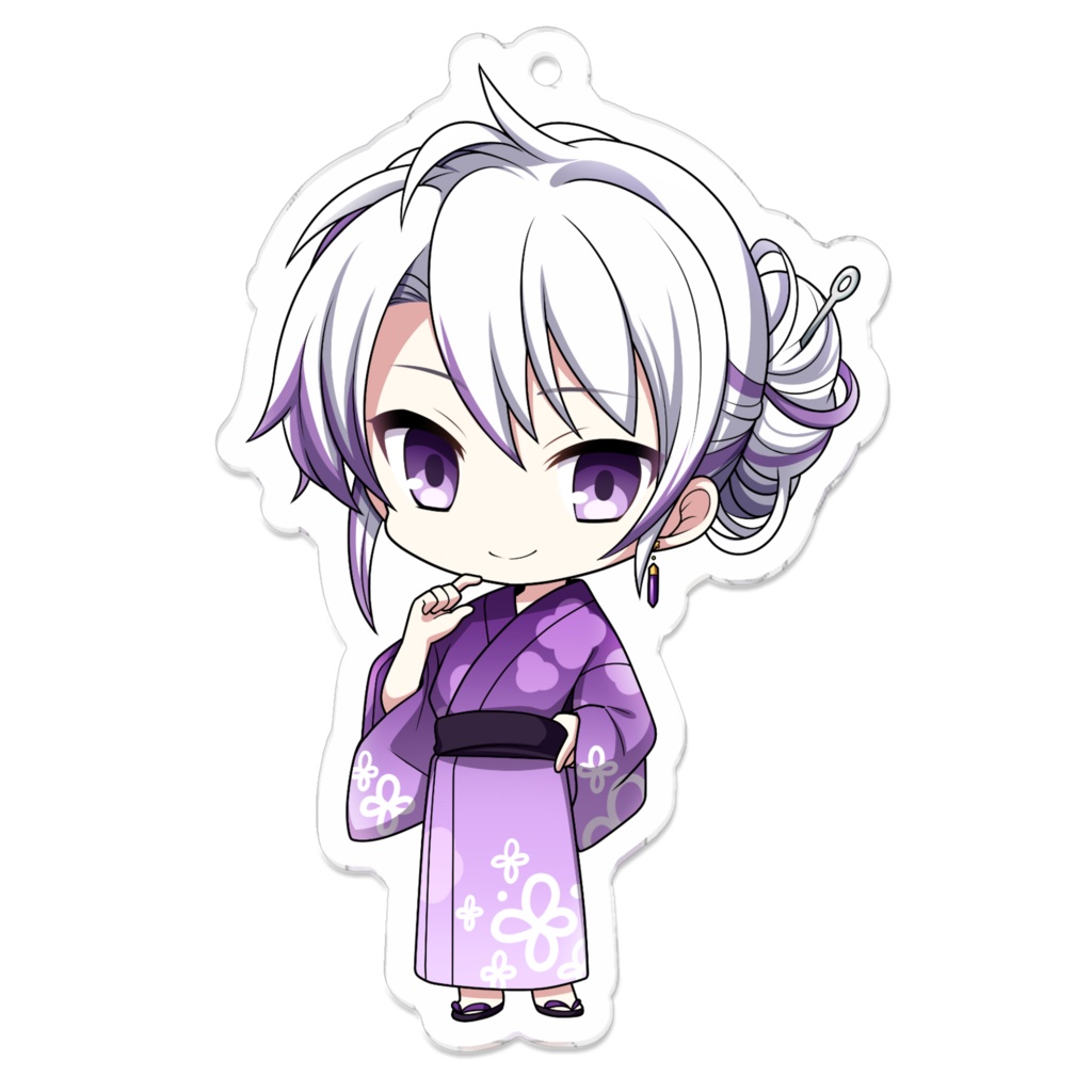 蘭ナギ（アクリルキーホルダー）