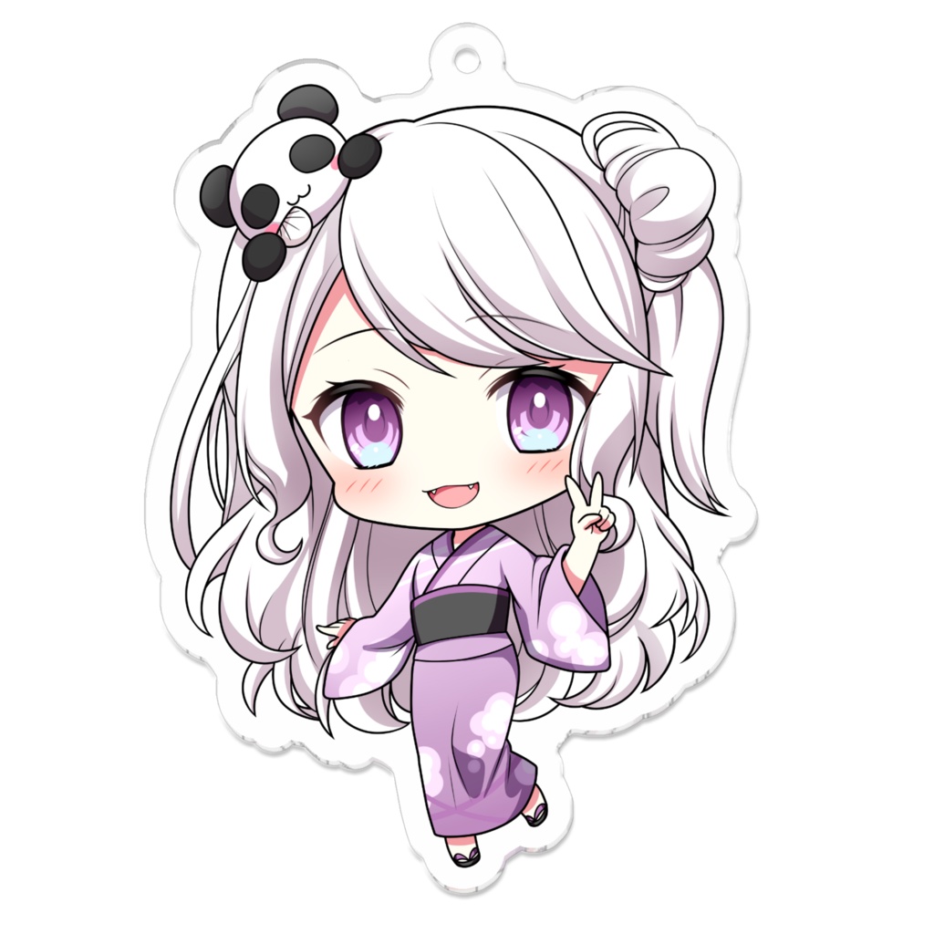 月城にこ（アクリルキーホルダー）