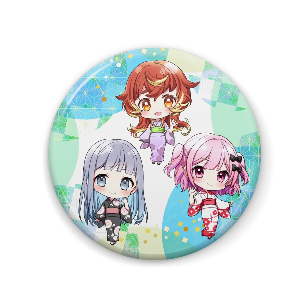 天羽なゆ・さめしろぽぽ・潮海せぴあ(缶バッジ)