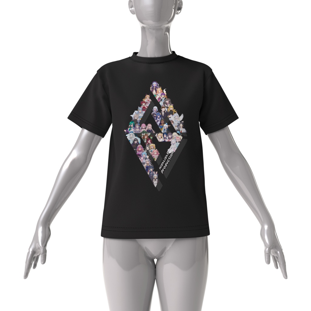 【黒】HighLightproduction大集合Tシャツ