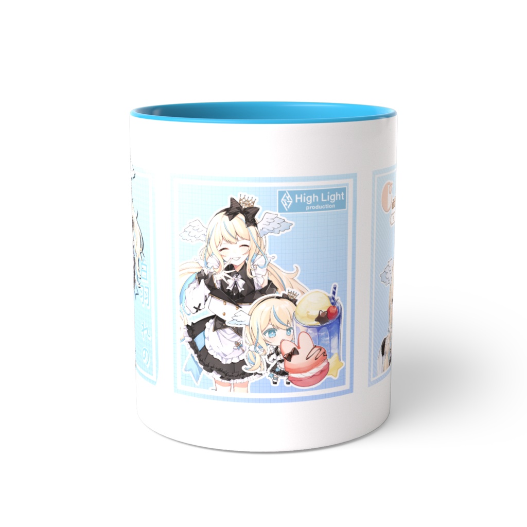 白羽れのコラボカフェマグカップ